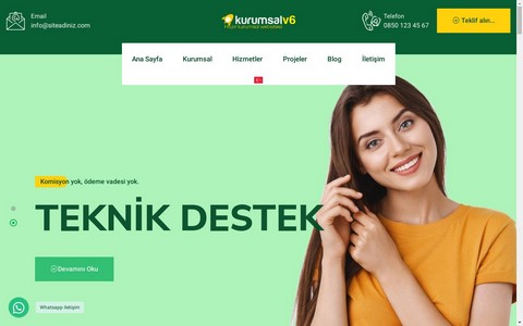 Kurumsal Firma Web Sitesi KF06