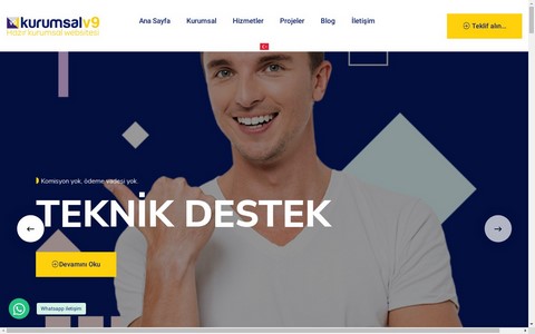 Kurumsal Firma Web Sitesi KF09