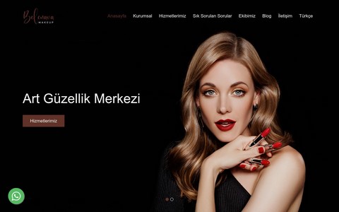 Güzellik Merkezi Web Sitesi GM07