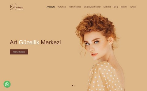 Güzellik Merkezi Web Sitesi GM08