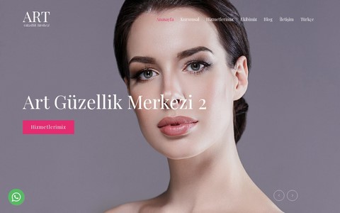 Güzellik Merkezi Web Sitesi GM09