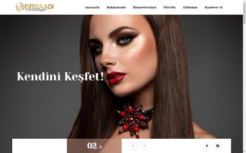 Güzellik Merkezi Web Sitesi GM10