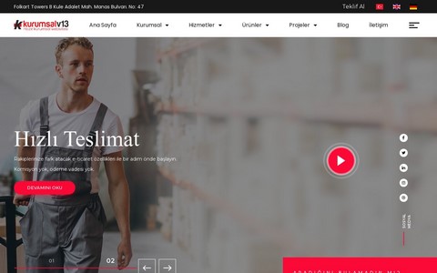 Kurumsal Firma Web Sitesi KF13