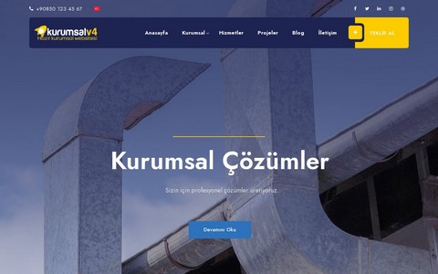 Kurumsal Firma Web Sitesi KF04