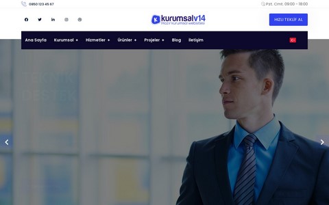 Kurumsal Firma Web Sitesi KF14