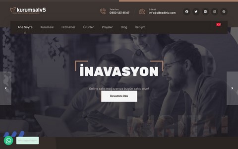 Kurumsal Firma Web Sitesi KF05