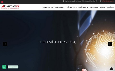 Kurumsal Firma Web Sitesi KF07