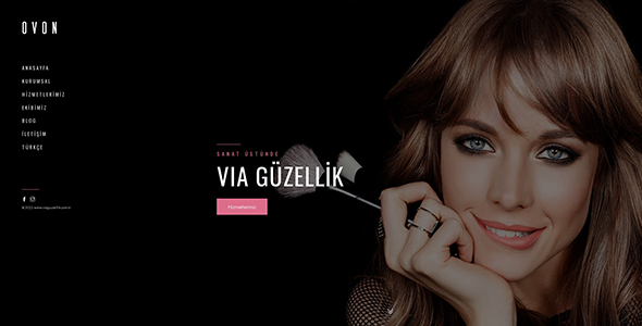 Güzellik Merkezi Web Sitesi GM04