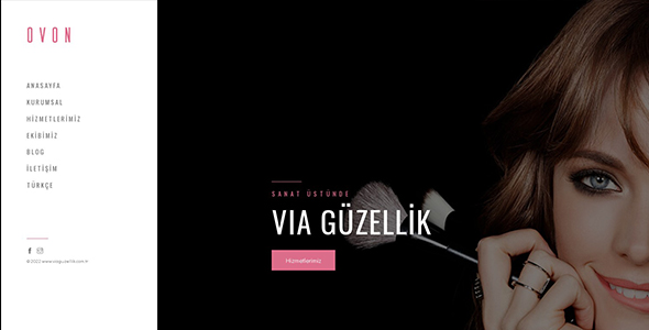 Güzellik Merkezi Web Sitesi GM05