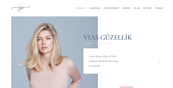 Güzellik Merkezi Web Sitesi GM06