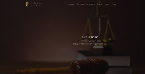 Hukuk Bürosu Web Sitesi H02