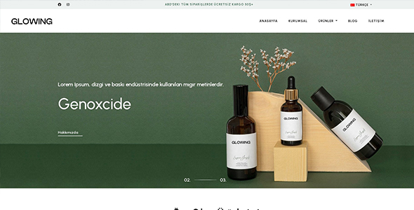 Ürün Tanıtım Web Sitesi U01