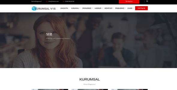 Kurumsal Firma Web Sitesi KF27