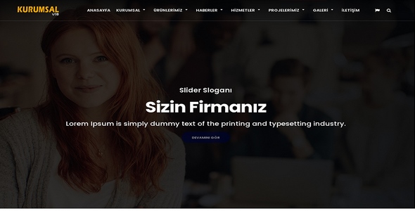 Kurumsal Firma Web Sitesi KF28