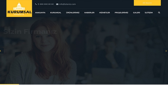 Kurumsal Firma Web Sitesi KF29