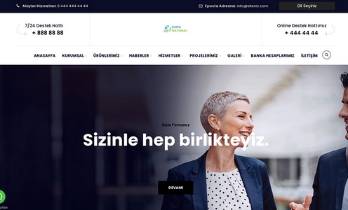 Kurumsal Firma Web Sitesi KF15