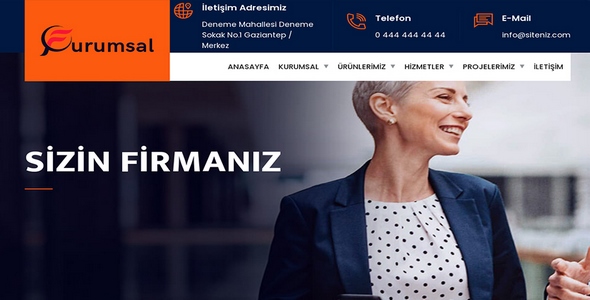 Kurumsal Firma Web Sitesi KF36