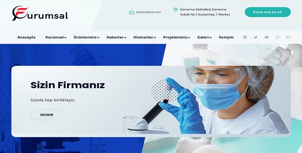 Kurumsal Firma Web Sitesi KF37