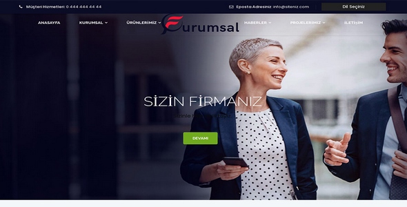 Kurumsal Firma Web Sitesi KF38