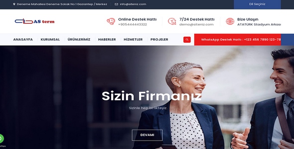 Kurumsal Firma Web Sitesi KF17