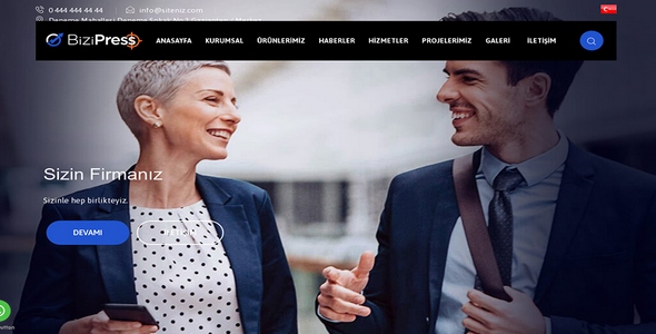 Kurumsal Firma Web Sitesi KF19