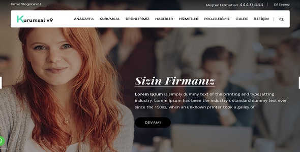 Kurumsal Firma Web Sitesi KF21