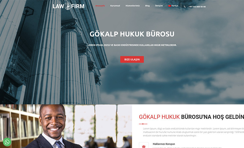 Hukuk Bürosu Web Sitesi H01
